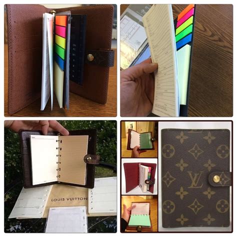 lv agenda pm size|louis vuitton 6 ring agenda.